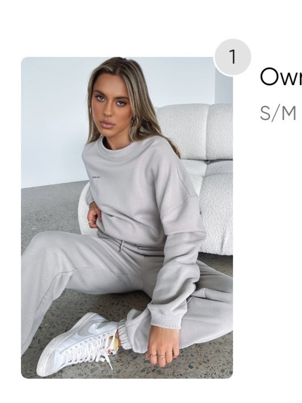 Women’s Crewneck Sweatshirt - Tan